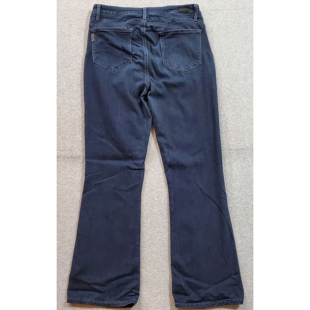 Paige Jeans Womens 31 Blue Denim High Rise Manhattan Bootcut - Picture 2 of 11